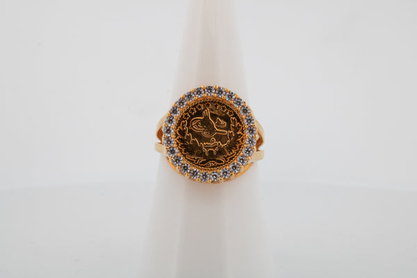 21k Dubai Gold Ring