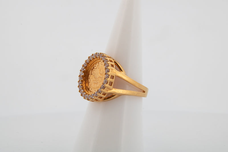 21k Dubai Gold Ring