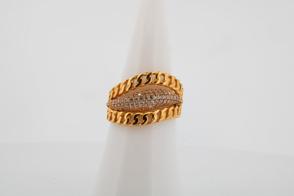 21k Dubai Gold Ring