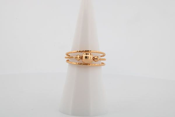 21k Dubai Gold RIng