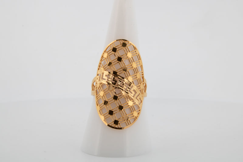 21k Dubai Gold Ring