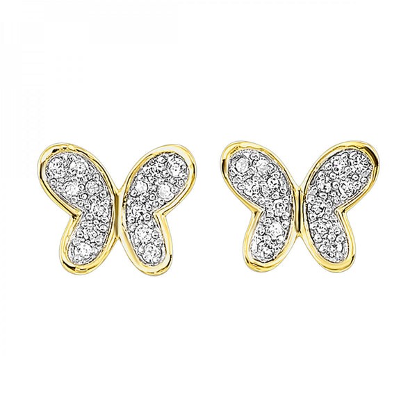 Gold Diamond Earring