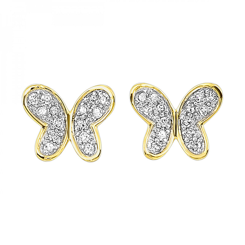 Gold Diamond Earring