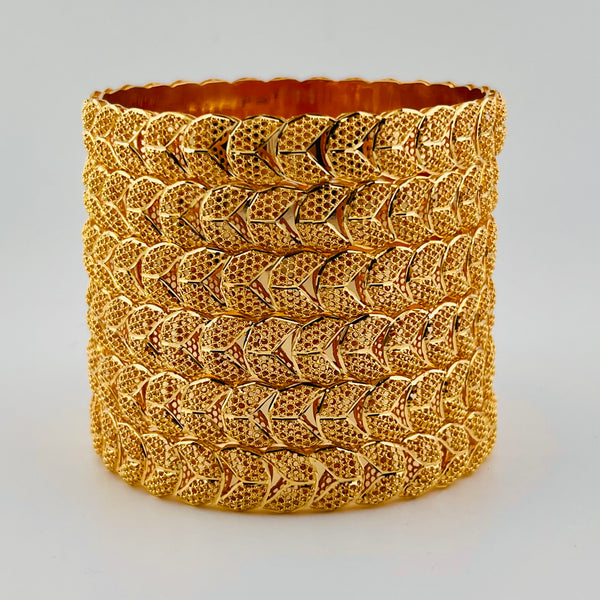 21k Dubai Gold Bangles