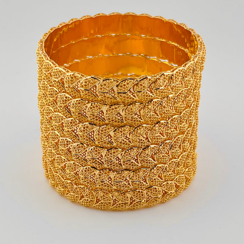 21k Dubai Gold Bangles