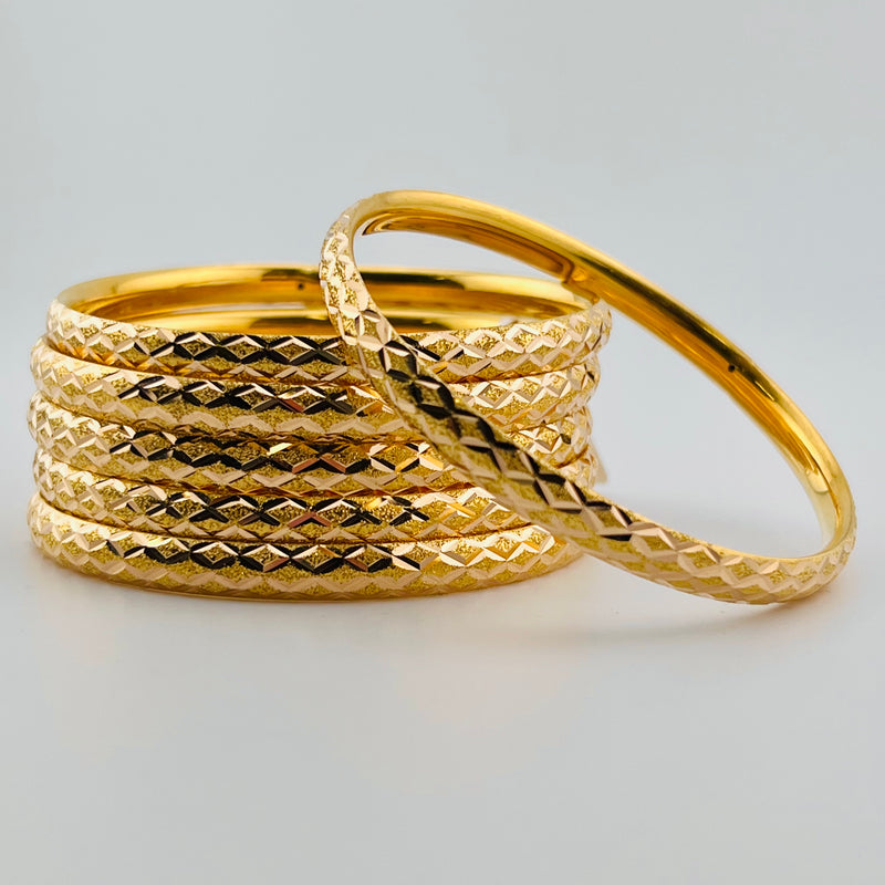 21k Dubai Gold Bangles