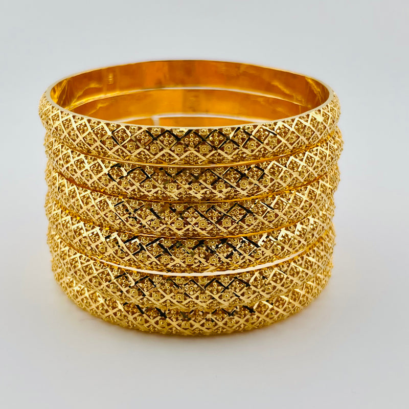 21k Dubai Gold Bangles