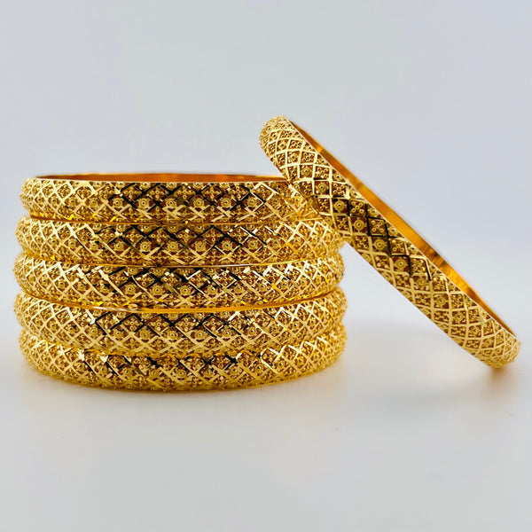 21k Dubai Gold Bangles