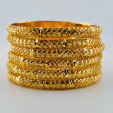 21k Dubai Gold Bangles