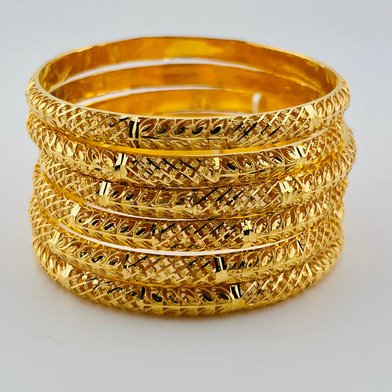 21k Dubai Gold Bangles