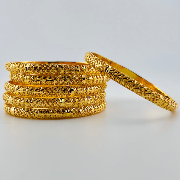 21k Dubai Gold Bangles