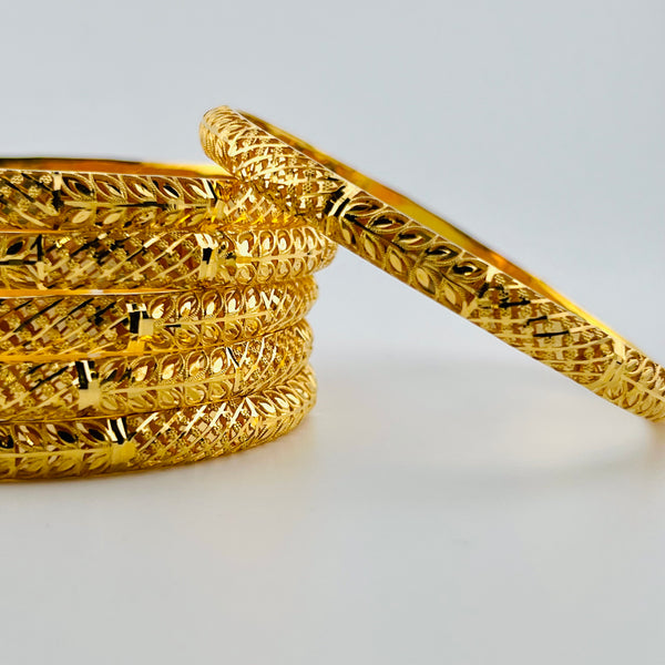 21k Dubai Gold Bangles