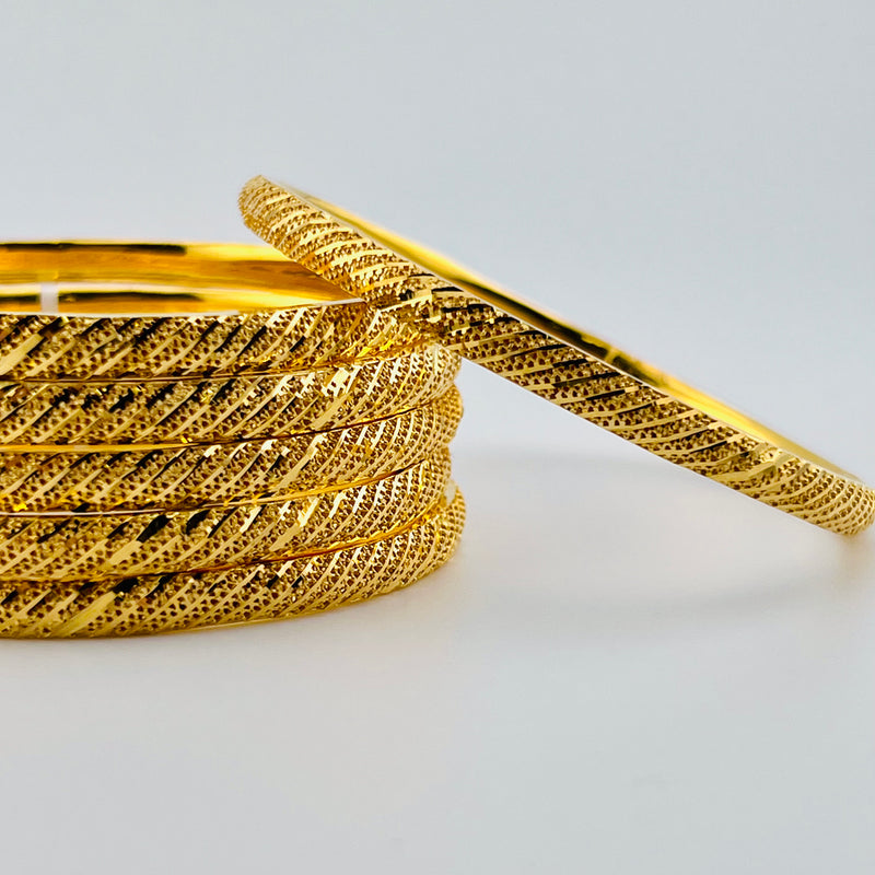 21k Dubai Gold Bangles