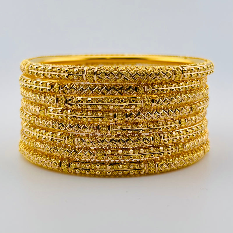 21k Dubai Gold Bangles