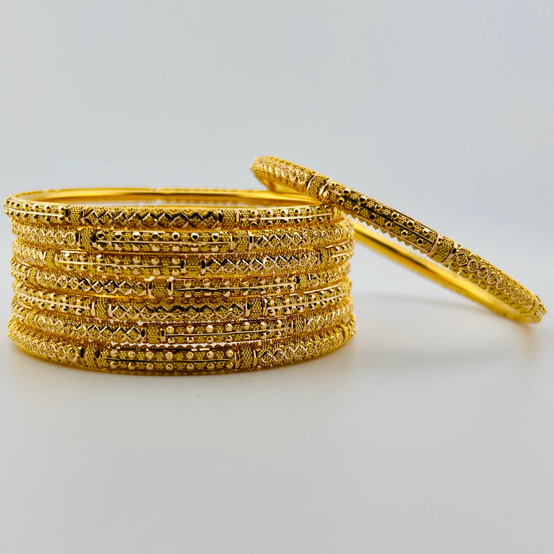 21k Dubai Gold Bangles