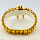 21k Dubai Gold Bracelet