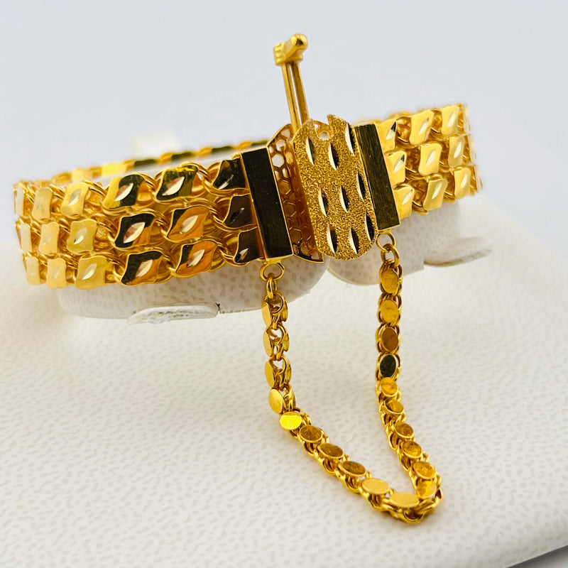 21k Dubai Gold Bracelet