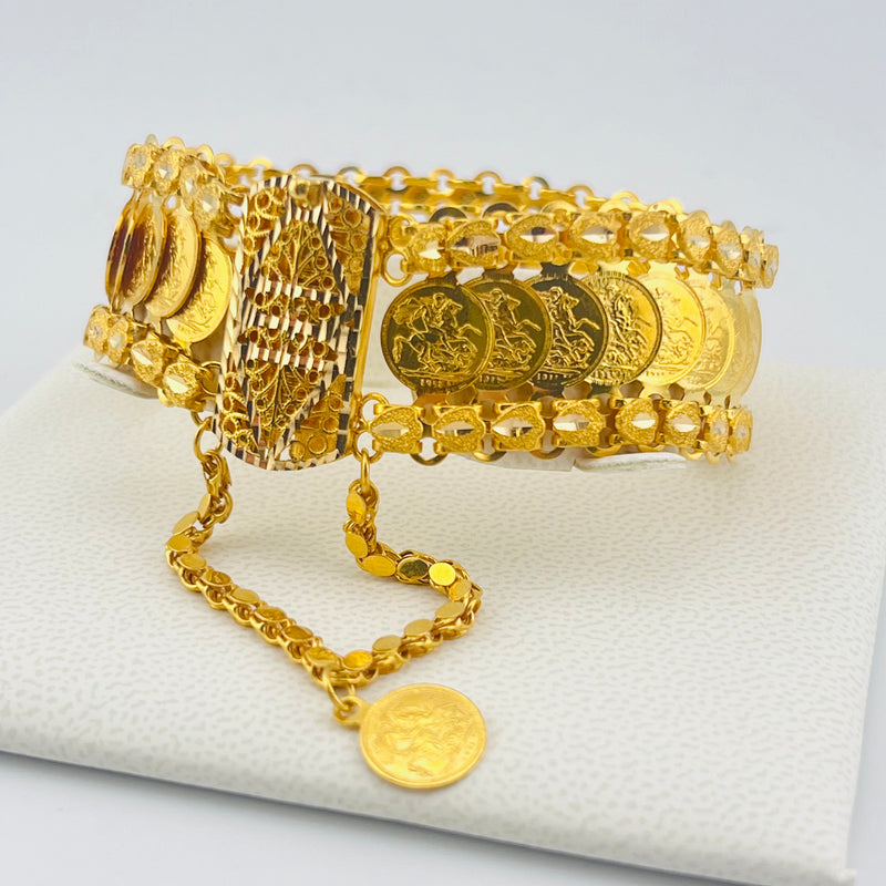 21k Dubai Gold Bracelet