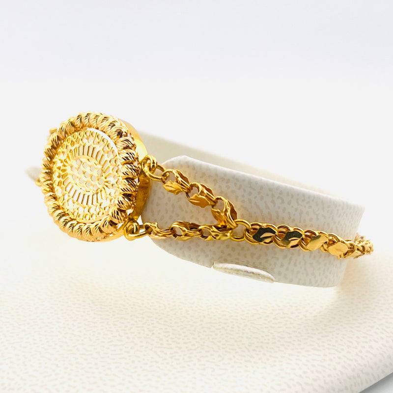 21k Dubai Gold Bracelet