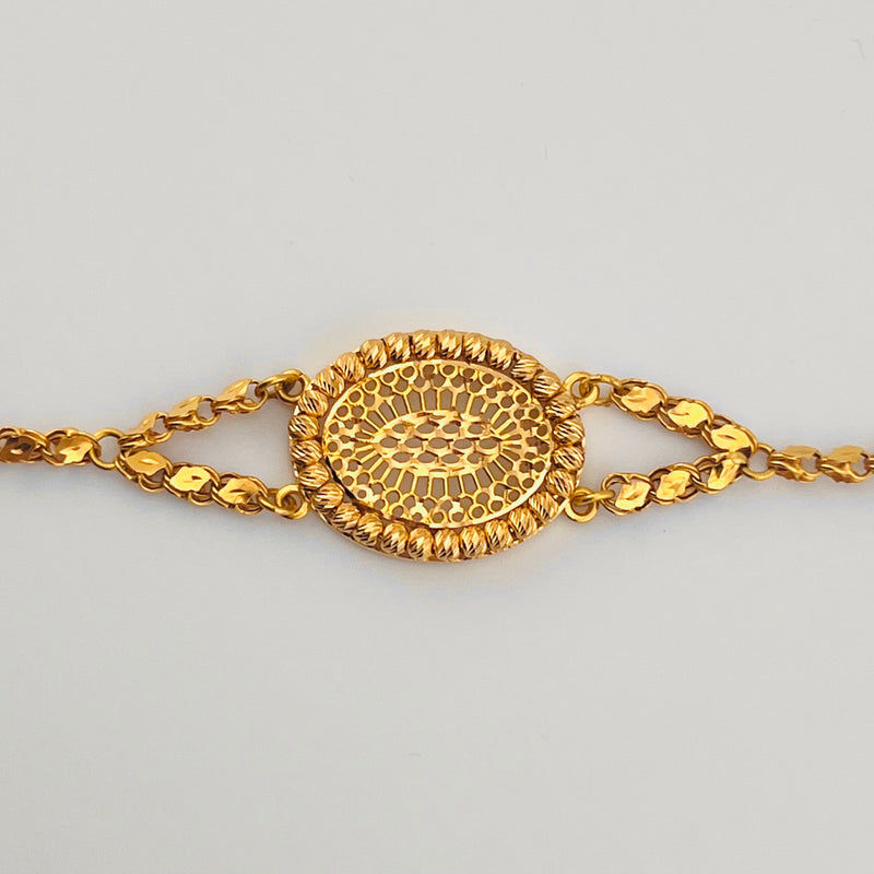 21k Dubai Gold Bracelet