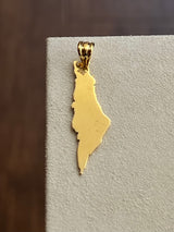 Gold Palestine Map