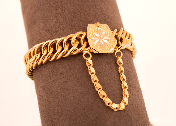 21k Dubai Gold Bracelet