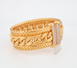 HIMO Dubai 21k Gold Cuff