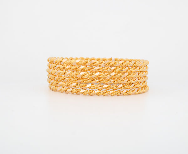 21K Dubai Gold Bangles