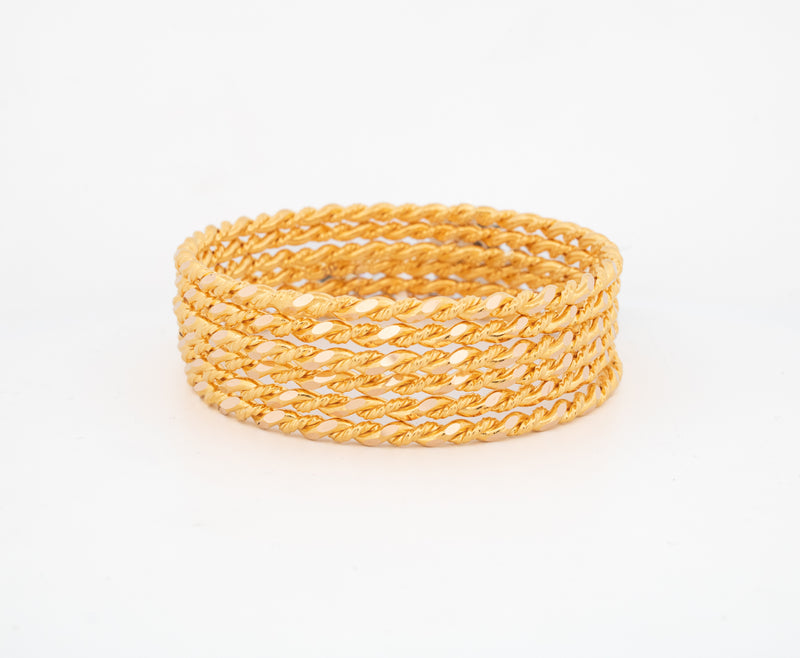 21K Dubai Gold Bangles