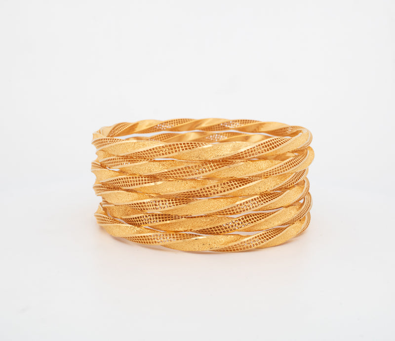 21K Dubai Gold Bangles