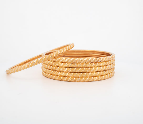 21K Dubai Gold Bangles