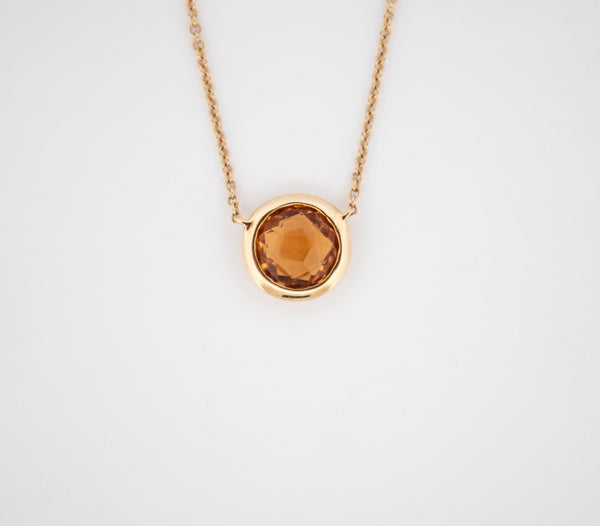 Citrine Stone Necklace