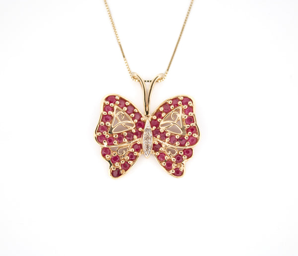 Ruby and Diamond Necklace