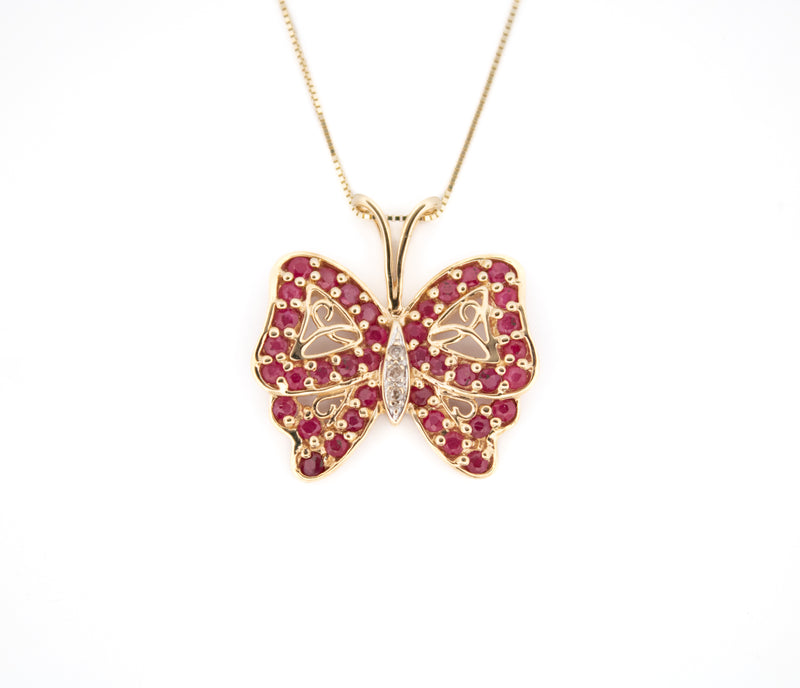 Ruby and Diamond Necklace