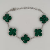 Sterling Clover Bracelet Silver