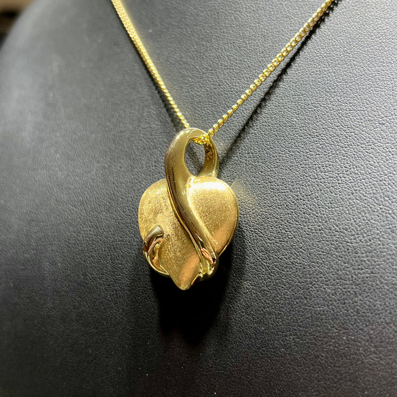 18KT HEART NECKLACE