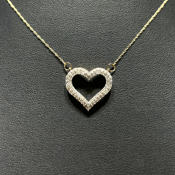 DIAMOND HEART NECKLACE