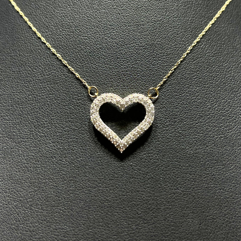 DIAMOND HEART NECKLACE