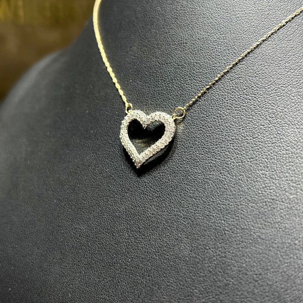 DIAMOND HEART NECKLACE