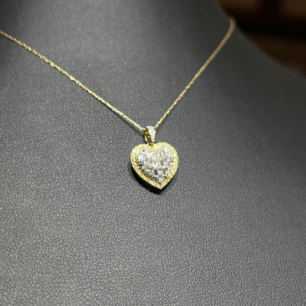 DIAMOND HEART NECKLACE