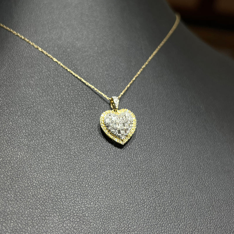 DIAMOND HEART NECKLACE