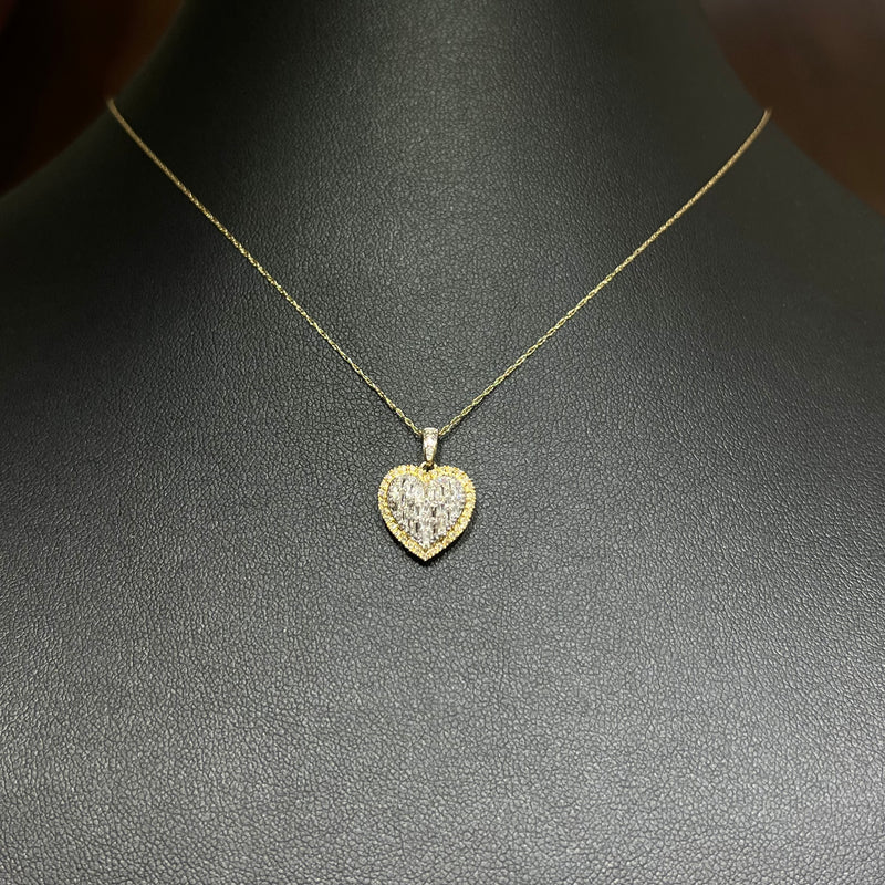 DIAMOND HEART NECKLACE