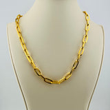 Gold PaperClip Necklace