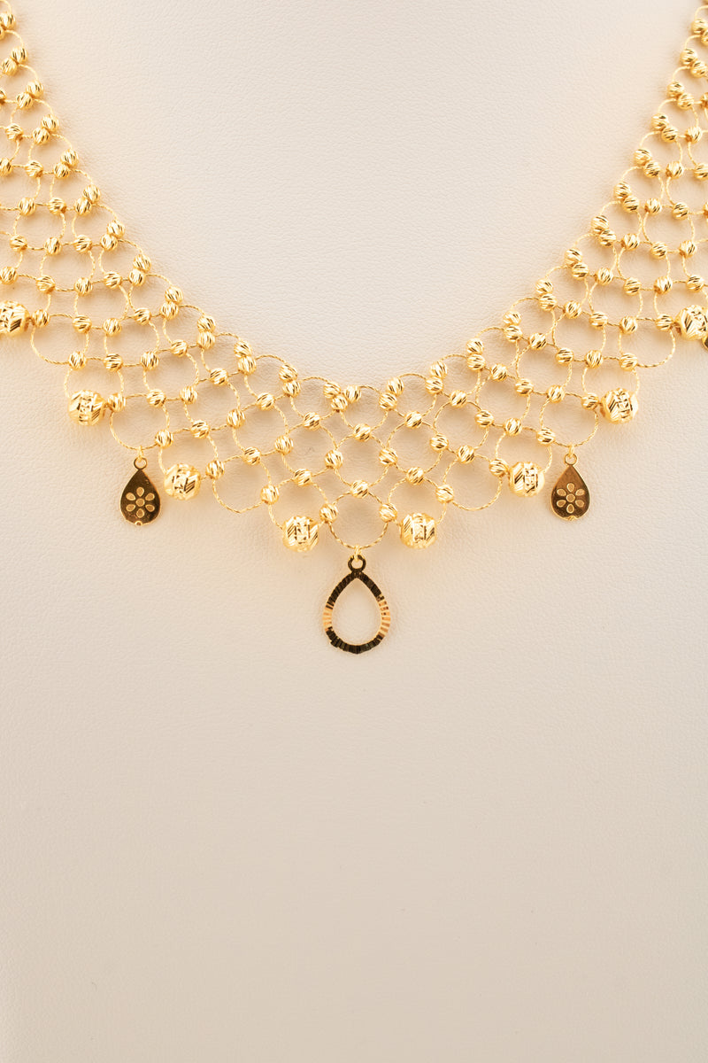 Gold Necklace Set