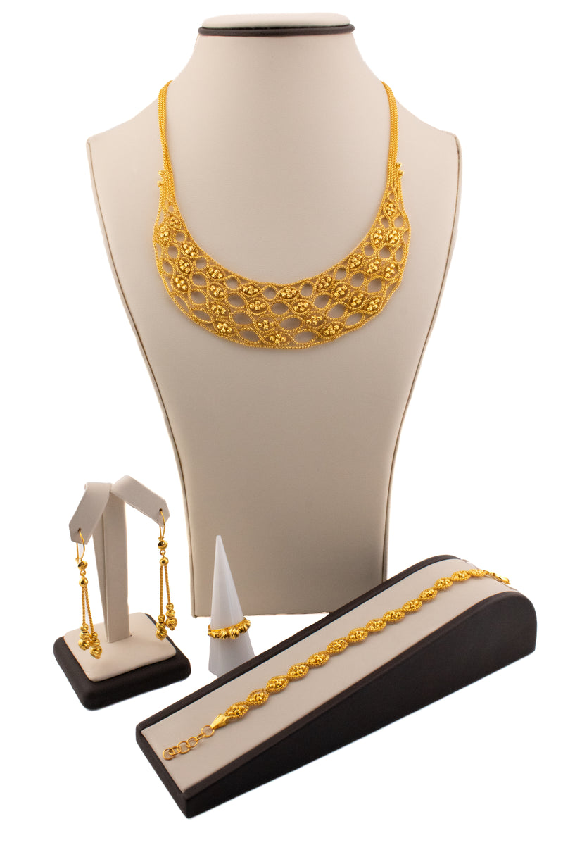 Gold Necklace Set