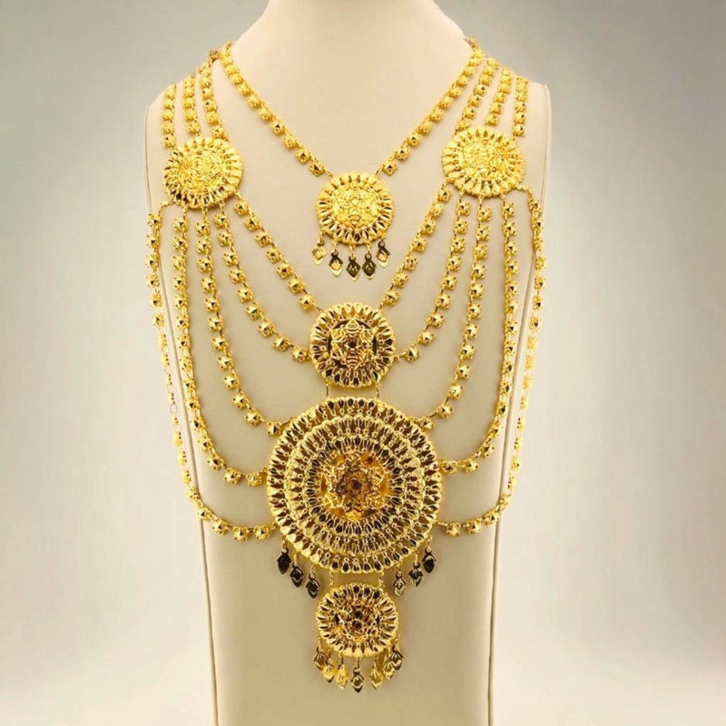 Gold Necklace Set