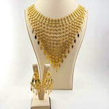 Gold Modern Necklace Set